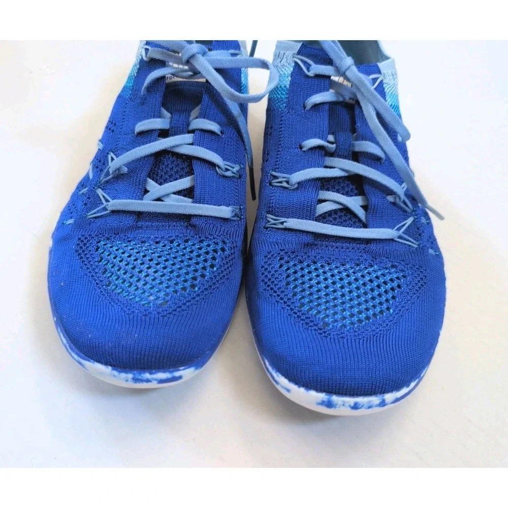Nike Free TR Focus Flyknit Women's 9.5 Blue Running Training Shoes 844817-401